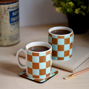 Checkerboard mug