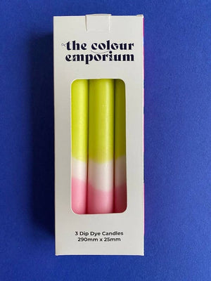 Colour Emporium Set of Candles - variety of colours to choose from