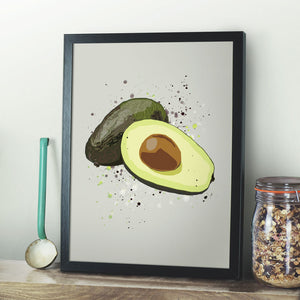 Modern Avocado Kitchen Print