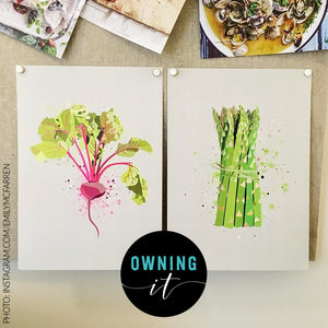 Modern Artichoke Vegetable Kitchen Print