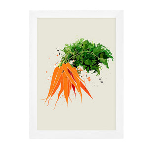 modern carrot print