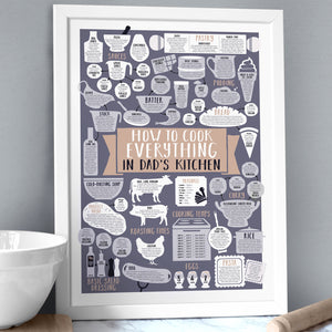 Personalised How To Cook Everything Framed Print