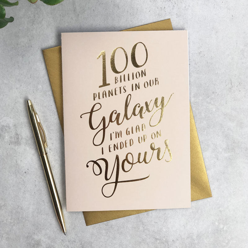 100 billion planets in our galaxy card