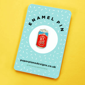 beer can pin badge