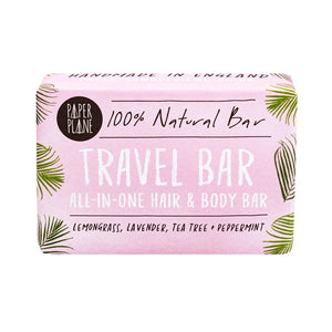 Travel Bar 100% Natural Vegan Plastic-free