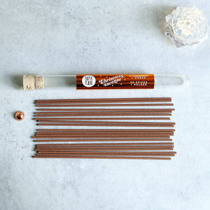 Christmas Incense - Cinnamon and Amber - in a Test Tube
