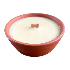 Soy Wax Candle in Clay Pot - various scents 100g