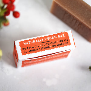 100% Natural Vegan Lather Christmas Soap Bar