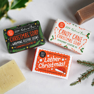100% Natural Vegan Lather Christmas Soap Bar