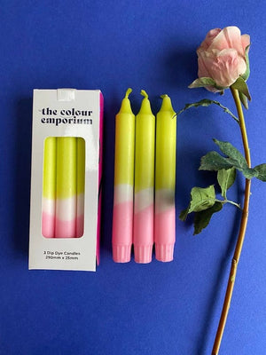 Colour Emporium Set of Candles - variety of colours to choose from
