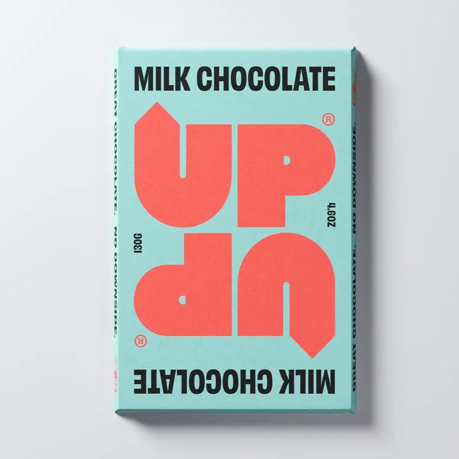 Milk Chocolate Bar 130g UP-UP Slave-free chocolate