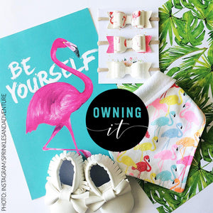 Be Yourself Flamingo Print owned by customer