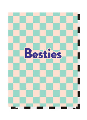Besties Checkerboard Card