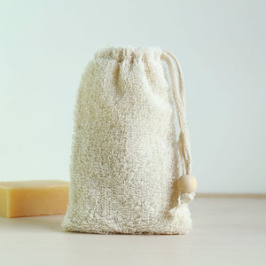 Natural Rami Soap or Solid Shampoo Bag