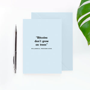Millennial proverb card