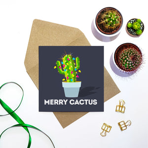 Cactus christmas card