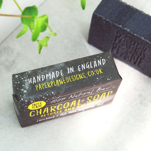 Charcoal Soap Detox Bar 100% Natural Vegan