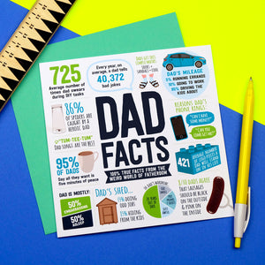 funny dad facts card