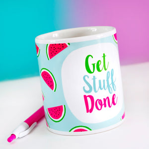 Get Stuff Done Watermelon Mug