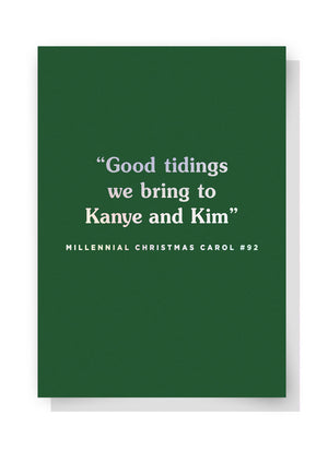 Good Tidings We Bring to Kanye and Kim Christmas Card