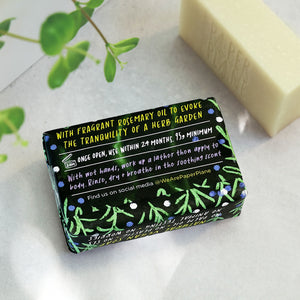 Herb Garden Rosemary Soap Bar 100% Natural and Vegan