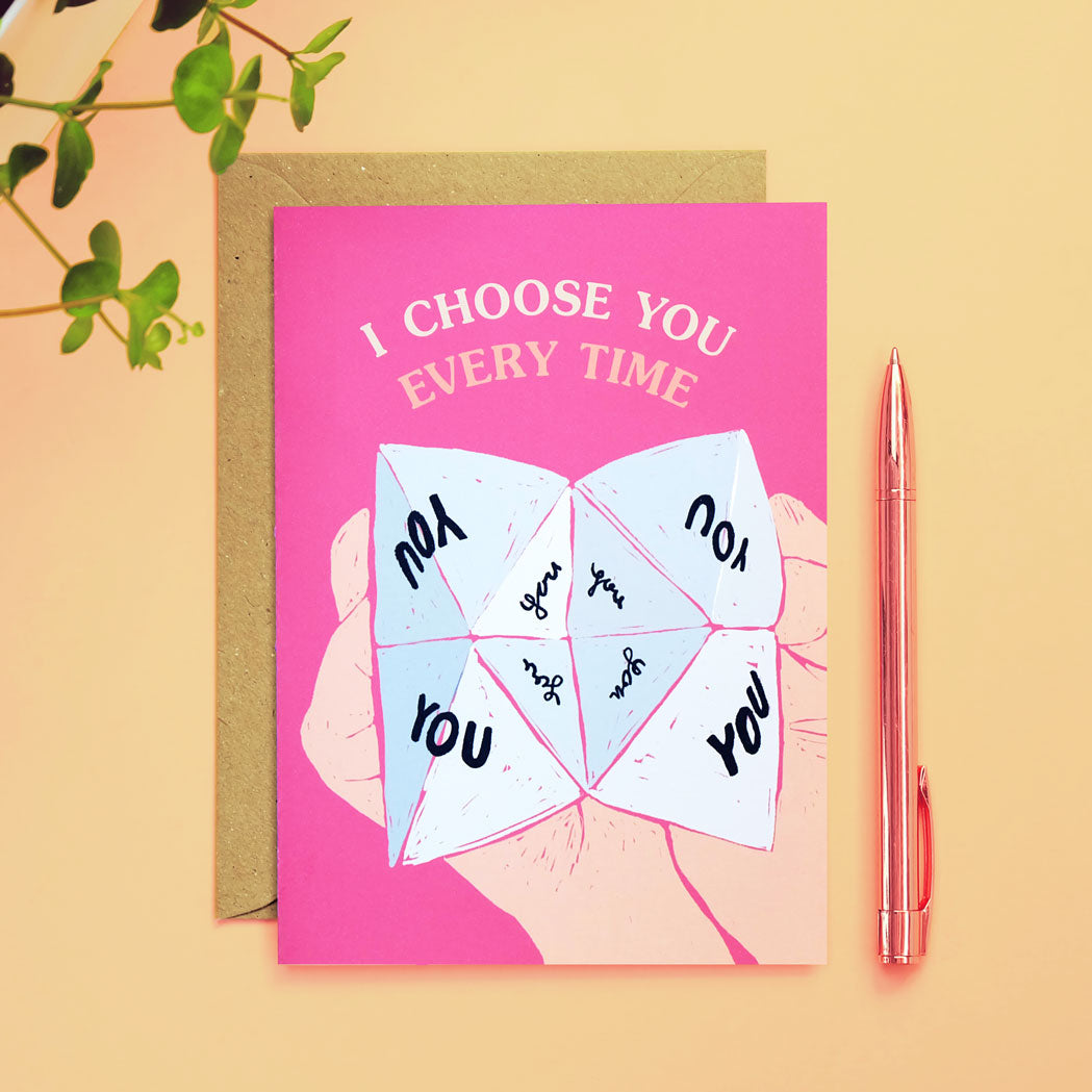 I Choose You Valentine's Card
