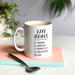 life goals mug