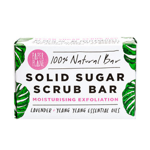 Lavender & Ylang Ylang Sugar Scrub Bar 100% Natural Vegan