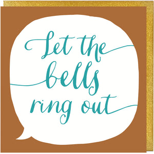 Let The Bells Ring Out Song Lyrics Christmas Card