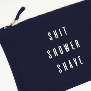 shit shower shave wash bag