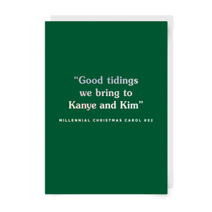 Good Tidings We Bring to Kanye and Kim Christmas Card