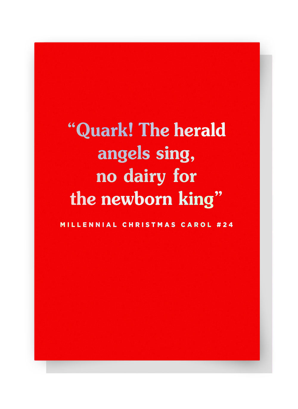 Quark The Herald Angels Sing Christmas Card