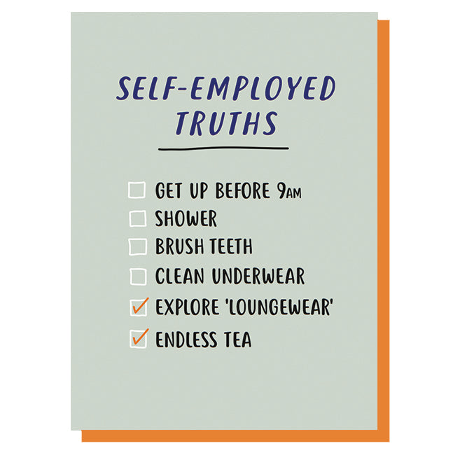 Self-Employed Truths Leaving/New Job Card 