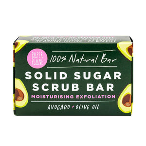 Avocado Sugar Scrub Bar 100% Natural Vegan