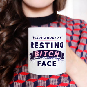 resting bitch face mug