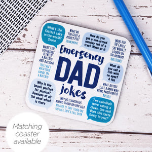Emergency Dad Jokes Coaster