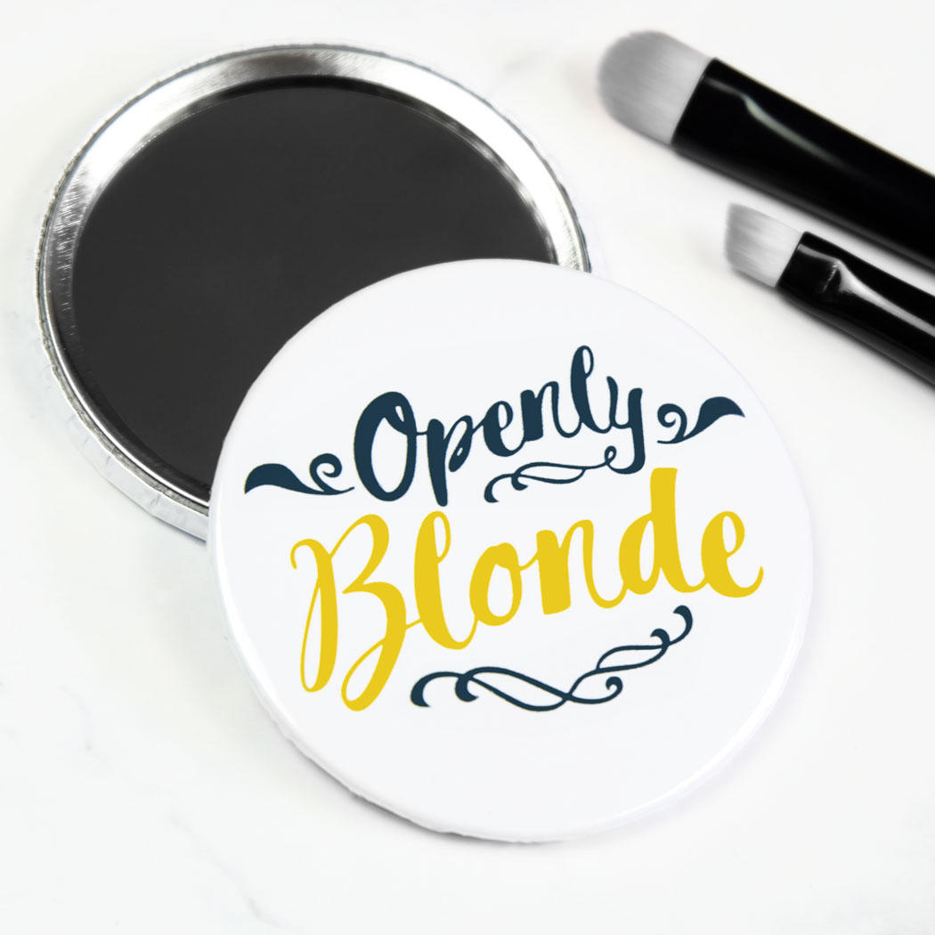 Openly Blonde Pocket Mirror/Badge/Bottle Opener