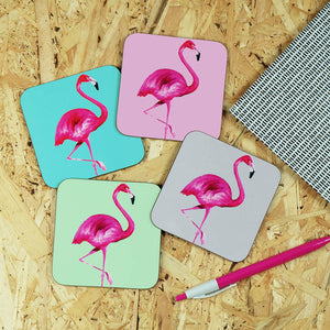 flamingo coasters